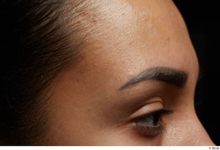 HD Face skin references Eva Seco eyebrow forehead skin pores…